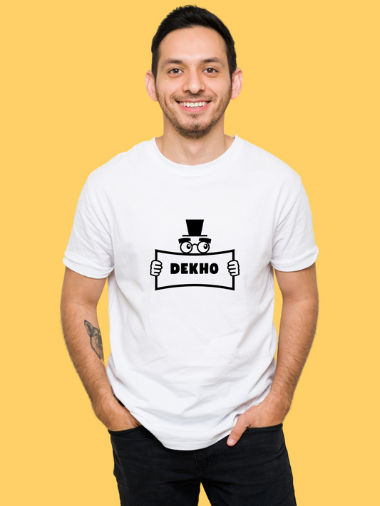 DEKHO T-Shirt – Minimalist Desi Attitude Tee